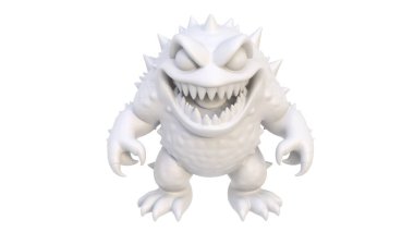 Bir çizgi film karakterinin 3 boyutlu canlandırması