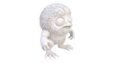 Bir canavarın 3 cg görüntüsü