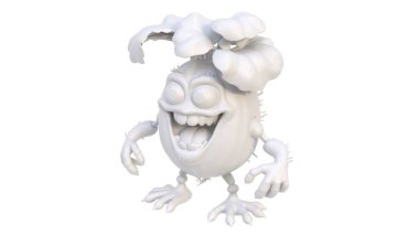 3 d cartoon monster monster