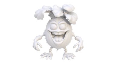 3 d render - monster character, funny halloween character