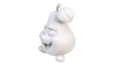 3 d character of a dog