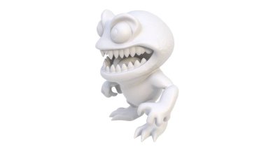 Bir uzaylının 3 boyutlu resmi