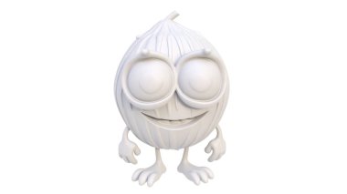 halloween ghost with smile