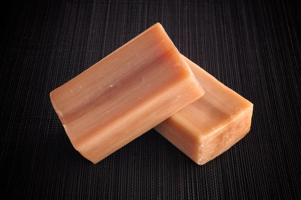 Homemade Eco Soap Bars Close — Stock Photo, Image