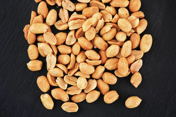 Salted Roasted Peanuts Close — Stock Photo, Image