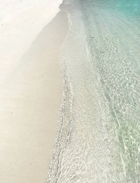 Bild Vom Strand Neuen Normal Natur Remaint Allgemeines Mit Menschen — Stockfoto