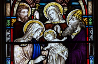 Stained Glass Window of Church Warleigh