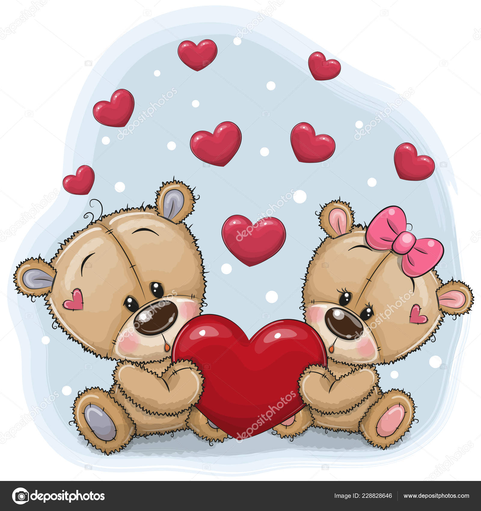 teddy bear pictures with heart