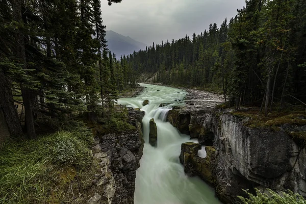 Sunwapta Falls Kanada — Stockfoto