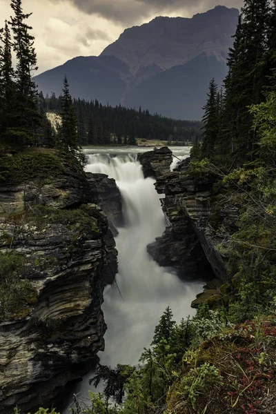 Athabasca Falls Kanadě — Stock fotografie