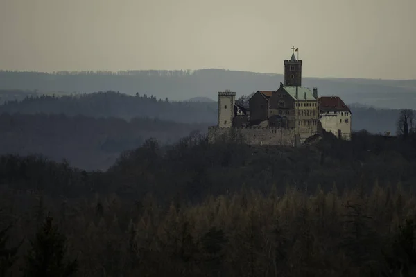 Warburg Slottet Tyskland — Stockfoto