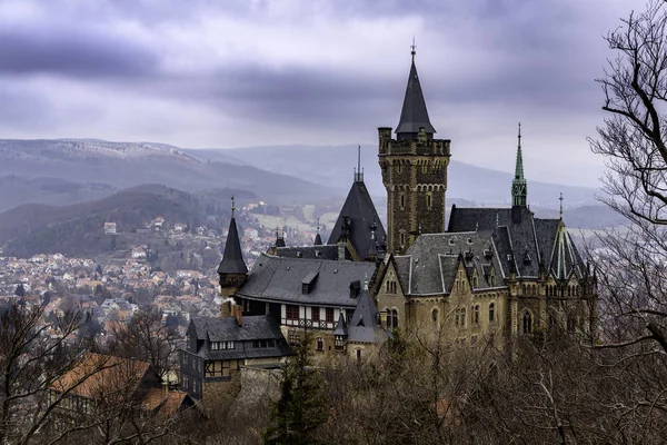 Zámek Wernigerode Německu — Stock fotografie