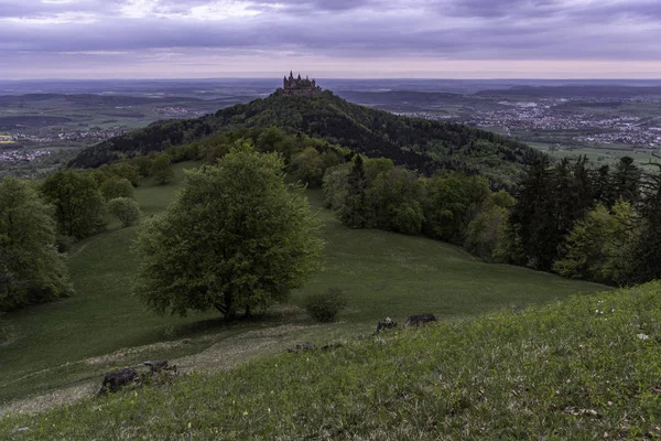 Κάστρο Του Hohenzollern Στη Γερμανία — Φωτογραφία Αρχείου
