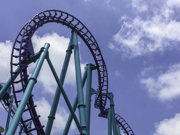 Uma Montanha Russa Fuji Highland — Fotografia de Stock