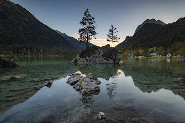 Λίμνη Hintersee Στην Γερμανία — Φωτογραφία Αρχείου