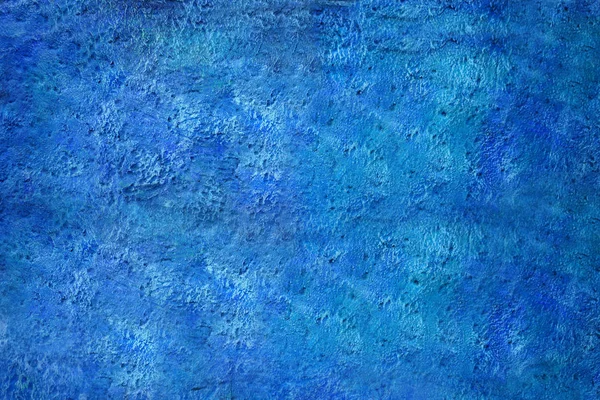 big blue wall background. horizontal banner free place. blue lines texture streaks of smudges