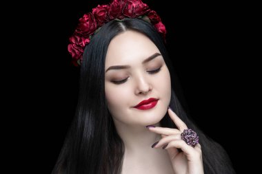 kadın parlak bej göz farları