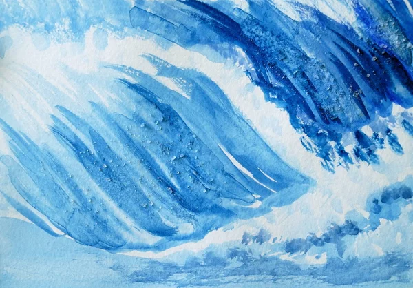Dibujo de olas marinas — Foto de Stock