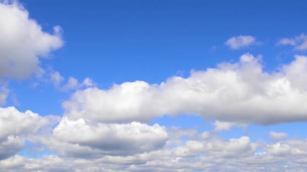 푸른 하늘 과흰 구름. — 비디오