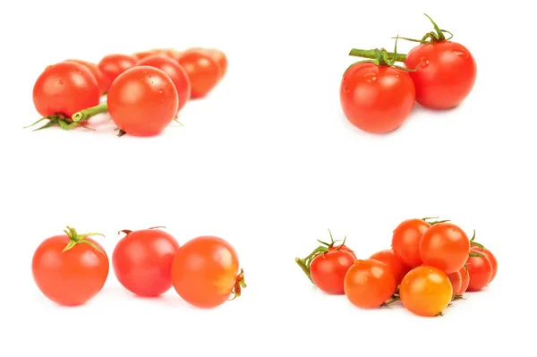 Collage of tomatoes cherry — Stock Photo, Image