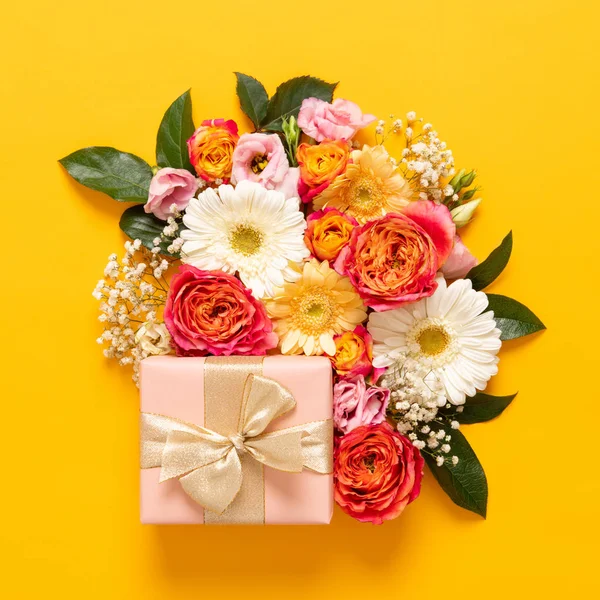 Szczęśliwy Dzień Matki Dzień Kobiet Walentynki Lub Urodziny Pastelowe Candy — Zdjęcie stockowe