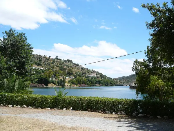 Reflexión Embalse Chorro Andalucía —  Fotos de Stock