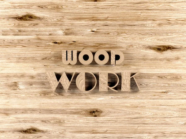 Wooden Background Text Woodwork Render — Stock Photo, Image