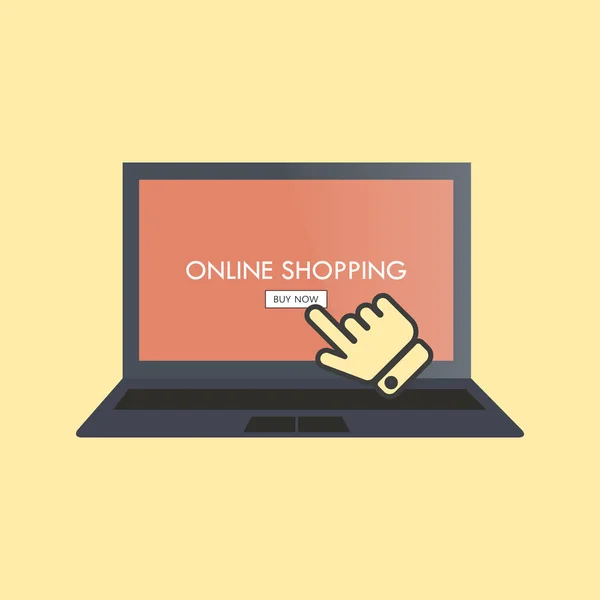 Concepto Compras Online Marketing Móvil Digital Conjunto Elemento Diseño Plano — Archivo Imágenes Vectoriales