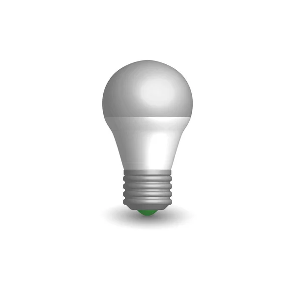 LED bulb in 3d, vector illustration. — Stock Vector