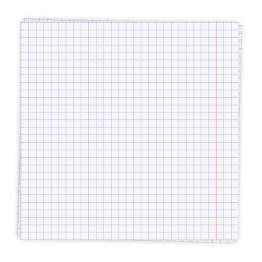 Kafesteki kağıt levha, vektör çizimi.