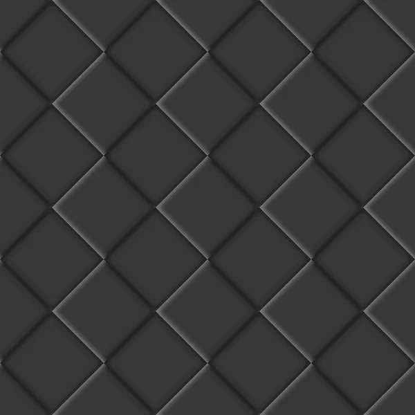 Fond Abstrait Texture Transparente Des Carreaux Noirs Illustration Vectorielle — Image vectorielle