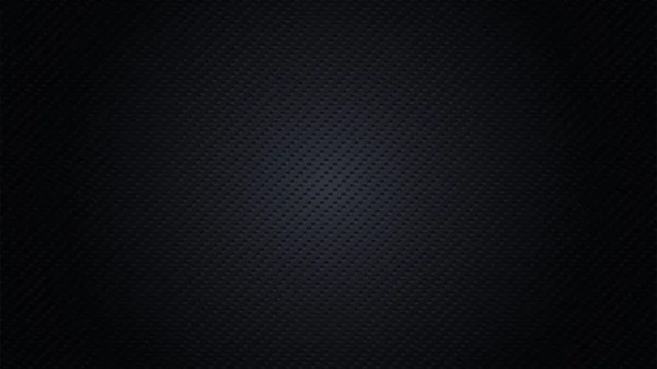 照明付きの暗い背景 炭素繊維の質感 ベクトルイラスト — ストックベクタ