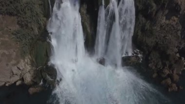 Düden Şelalesi Antalya, Türkiye'de hava görüntüleri