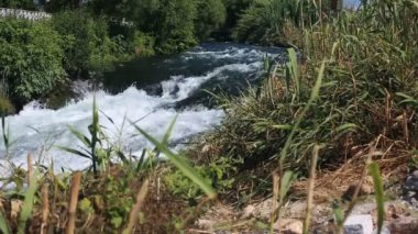 Antalya'da Düden Nehri'nin görünümü.