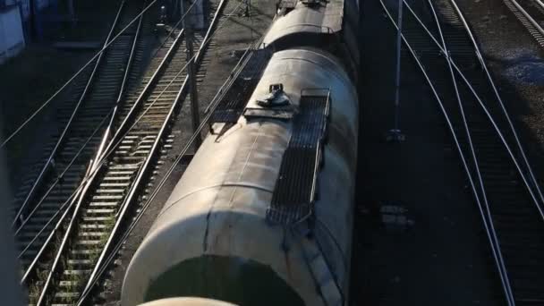 通過する貨物列車 — ストック動画