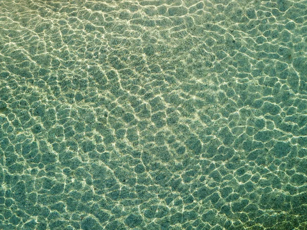Denizde su yansımaları havadan görünümü — Stok fotoğraf