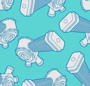 Motor yarış izometrik desen sorunsuz. Motor Motosiklet arka plan. Vektör çizim.