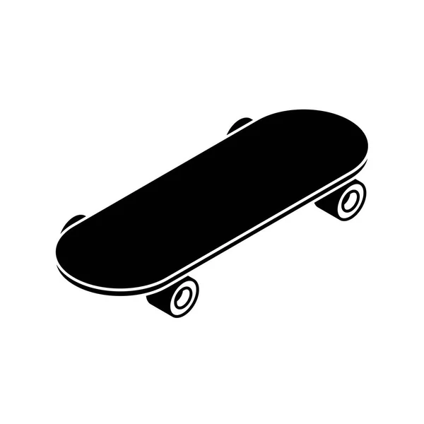 Ícone Sinal Skate Símbolo Skate Vector Illustratio —  Vetores de Stock