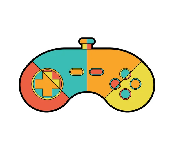 Steuerknüppel Isoliert Gamepad Spiel Controller Vektor Illustration — Stockvektor