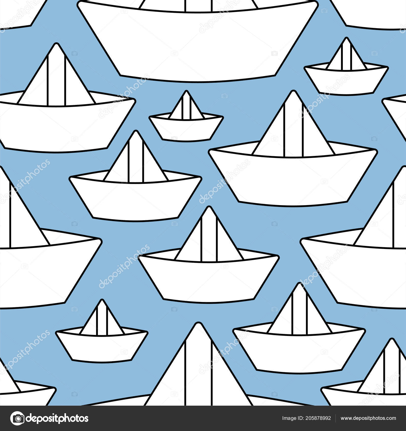 Кораблики в технике оригами
