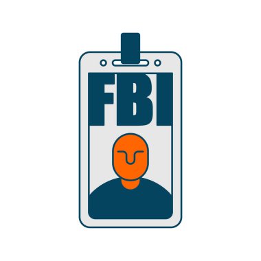 FBI rozeti izole. Federal Bureau of Investigation SIG
