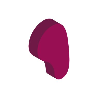 Dalak izometrik izole. İç organ 3d. insan vücudu anatomisi. Organ sistemleri bod