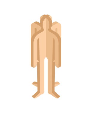 Takım ve dostluk kavramı sembol. Vektör çizim