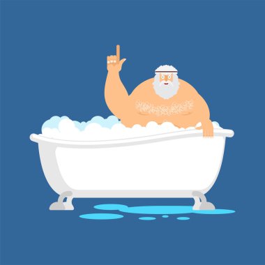 Arşimet banyo. Thumbs up eureka. Antik Yunan matematikçi, fizikçi. Büyük keşif
