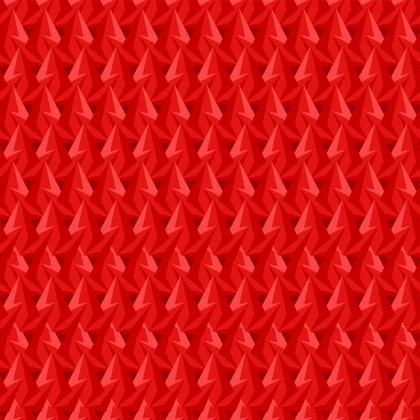 Rote Dornen Muster Nahtlos Abstrakter Hintergrund Spikes Textur — Stockvektor