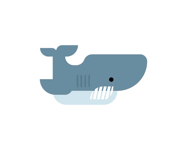 Requin style dessin animé isolé. Vecteur prédateur sous-marin illustr — Image vectorielle