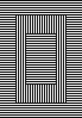 Optik illüzyon arka planı. Siyah ve beyaz çizgiler soyutlama.