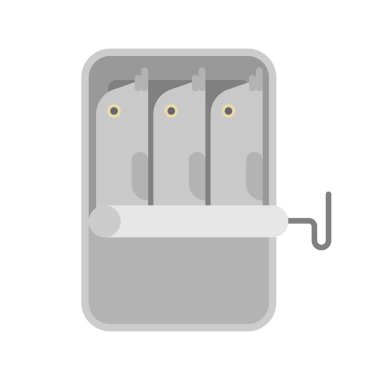 Konserve balık izole. kakcinetinned malları korumak. 