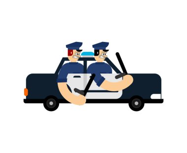 Arabada kötü polis. Polis Yolu devriyeleri