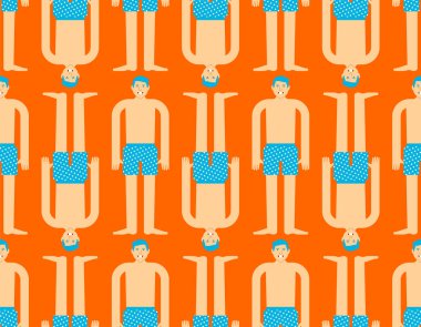 Külot desenli adam sorunsuz. İç çamaşırı arka plan man.